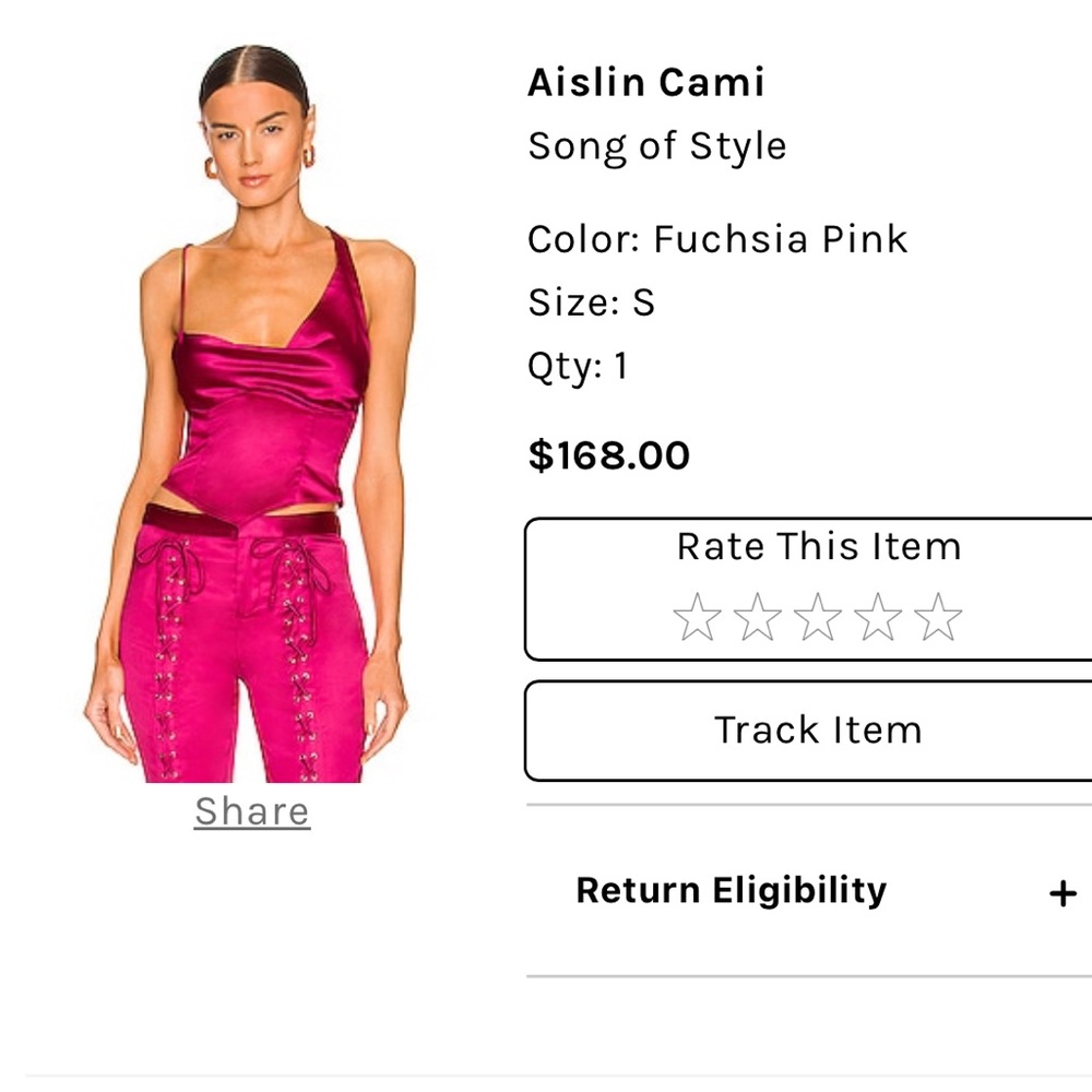Cute going out top sure to be an eye catcher!